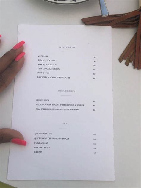 fendi cafe london menu|dior coffee shop miami.